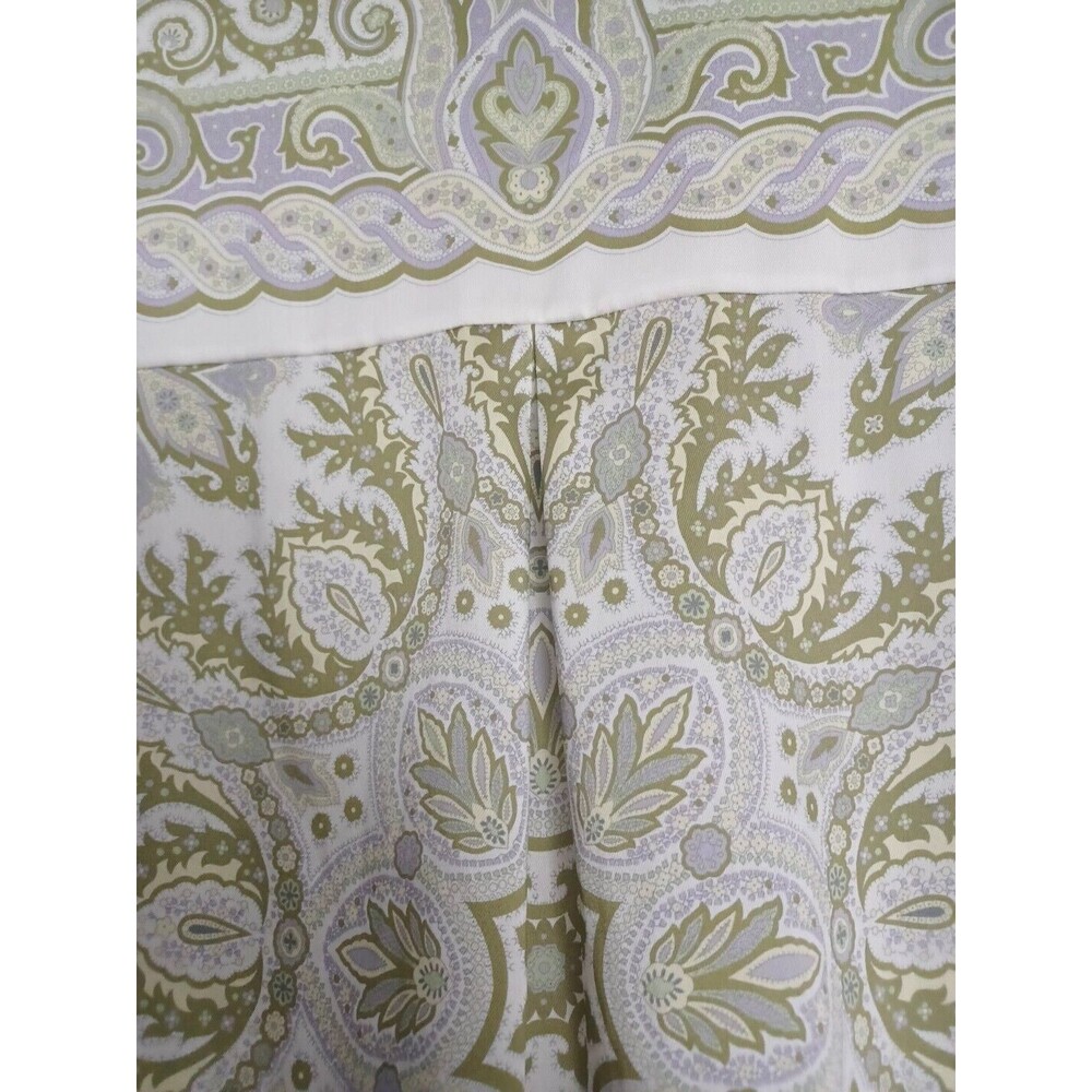Sandro Paris Top Size 3 US 8 Beautiful floral Paisley Patterns Print Button Up - Picture 9 of 13